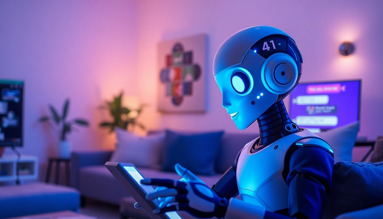 Engage with the crush on ia AI character in a cozy and vibrant chat environment.