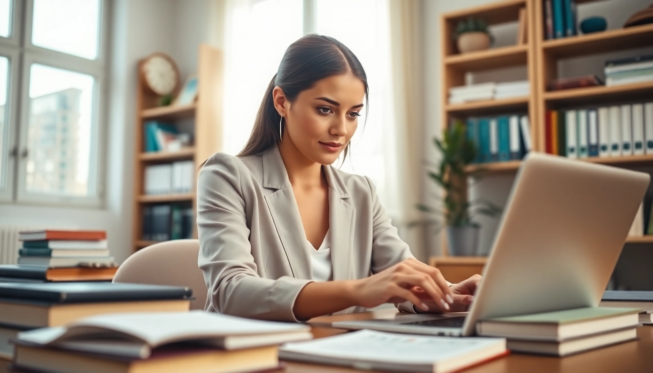 Learn about the medical coding and billing certificate online in a focused home office setting.