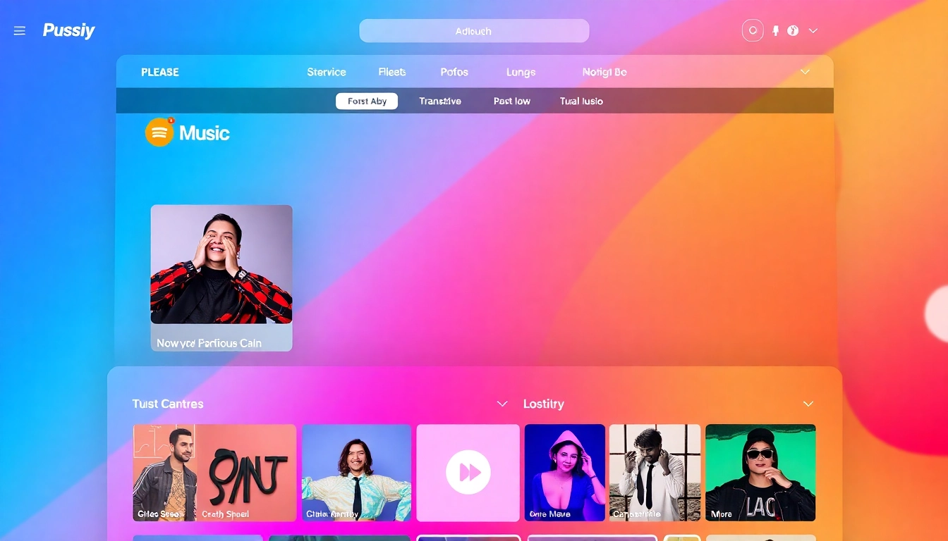 Engage with 汽水音乐网页版's dynamic and colorful music selection interface.