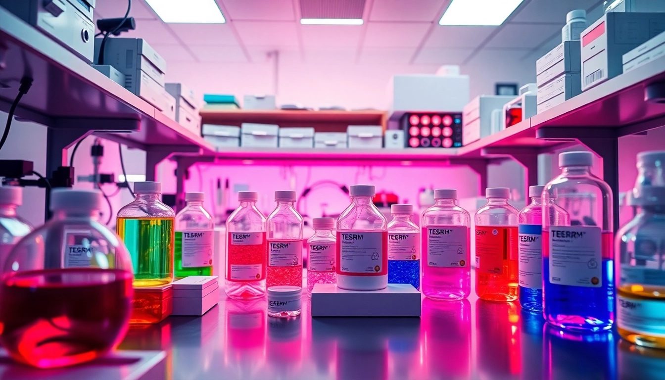 Showcase a laboratory scene highlighting the all check purpose of TeSR™ media in stem cell culture.