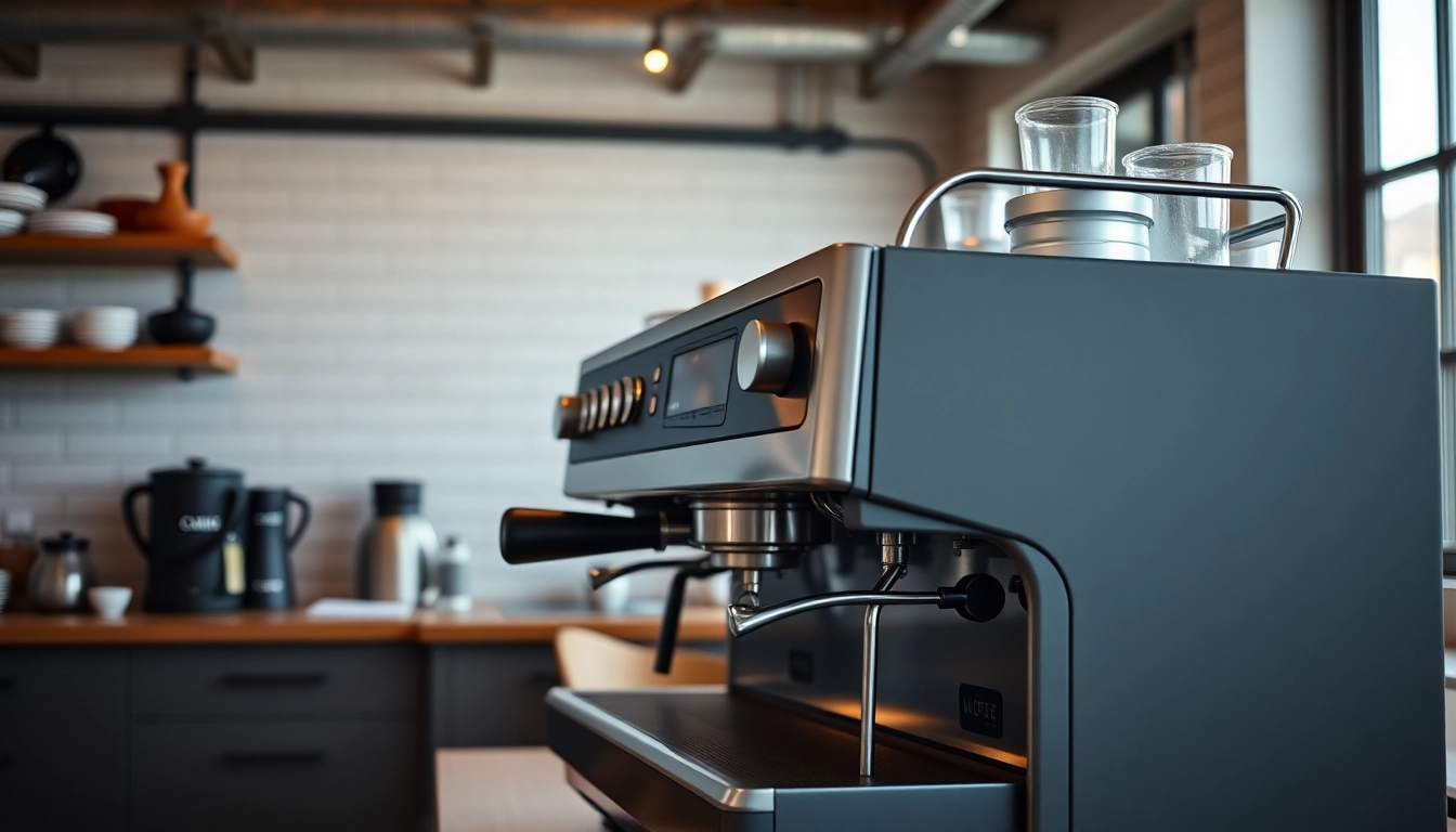 Cimbali service technique: Expert technicians performing maintenance on a Cimbali espresso machine.