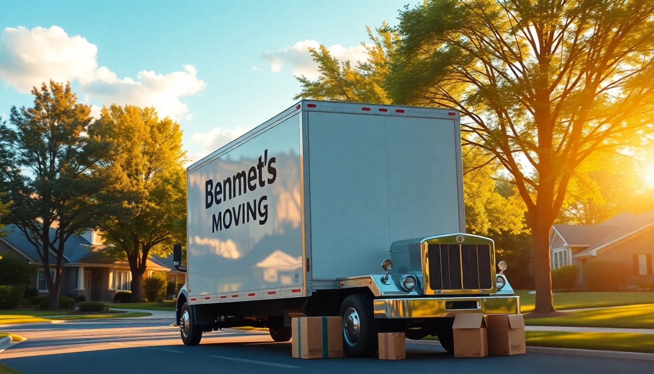 Secure your move with expert services from https://bennettsmoving.com/ and see our professional truck in action.