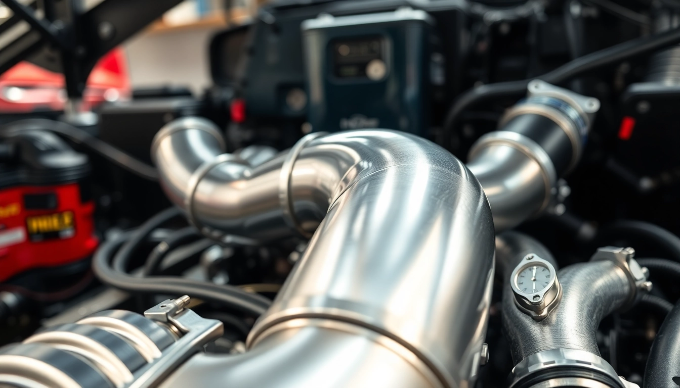 Understanding what is a charge pipe in an automotive engine setup showcasing its detailed design.