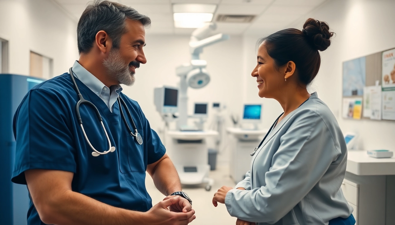 Consultation at parker medical las vegas featuring a trusted healthcare provider welcoming a patient.